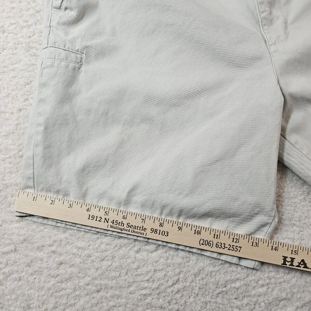 Dockers Shorts Mens 42 Light Khaki Relaxed Fit Flat Front Chino 9